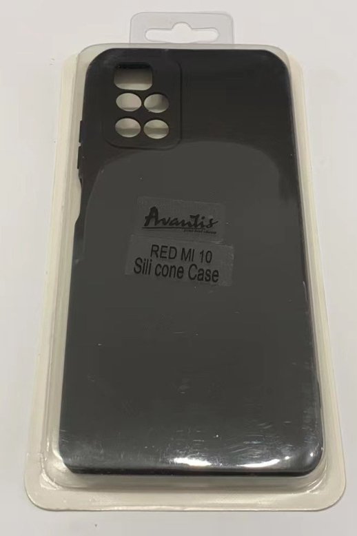 Avantis Full Silicone Case Xiaomi Redmi 10 Black
