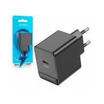 Мережевий зарядний пристрій BOROFONE BAS13A Erudite PD20W USB-C, чорний