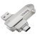 Флеш-память HOCO UD10 2in1 (USB3.0/Type-C/64Gb) (стальной)