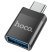 Адаптер HOCO UA17 OTG Type-C (папа) - USB 3.0 (мама), чорний
