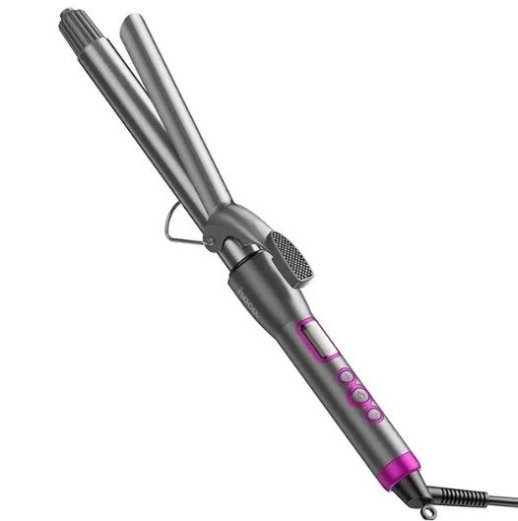 Електричний щипці HOCO HP43 для завивки волосся з цифровим LCD-дисплеєм, СІРИЙ