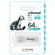 USB флеш 64Gb Wibrand Marten USB 3.2 White