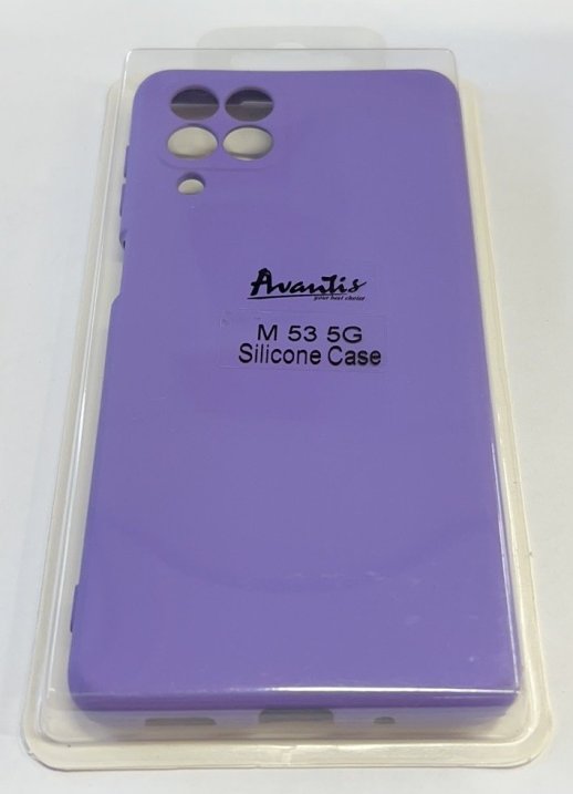 Avantis Full Silicone Case Samsung M53 5G Dark Blue