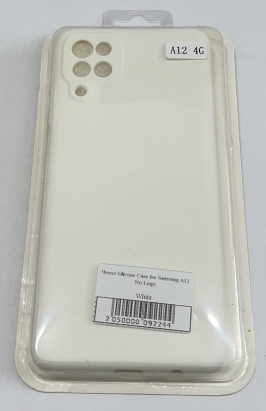 Чохол Silicone Case for Samsung A12 No Logo
