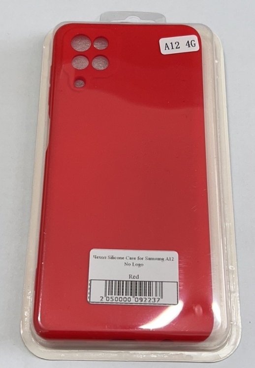 Чохол Silicone Case for Samsung A12 No Logo