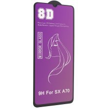 Захисне скло 8D MIRROR SAMSUNG A70 2019