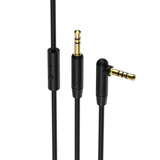 Кабель BOROFONE BL5 AUX jack 3.5 мм - jack 3.5 мм 1МЕТР ЧОРНИЙ