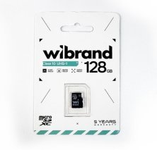 Карта пам'яті micro 128Gb Wibrand SDXC (UHS-1) class 10