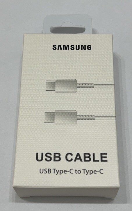 USB-C Cable to Type-C 1m Samsung packing Бiлий