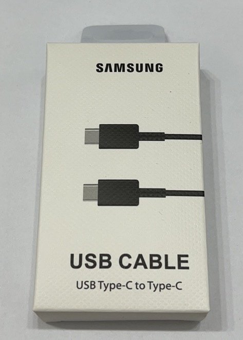 USB-C Cable to Type-C 1m Samsung packing Бiлий