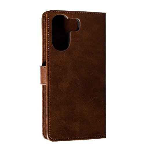 Flip Cover "Business" для Xiaomi Redmi 13C/Poco C65 Dark Brown