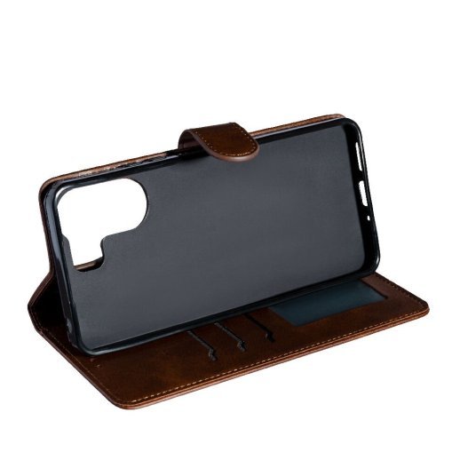 Flip Cover "Business" для Xiaomi Redmi 13C/Poco C65 Dark Brown