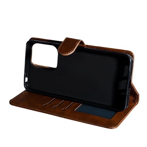 Flip Cover "Business" для Xiaomi Redmi 13C/Poco C65 Dark Brown