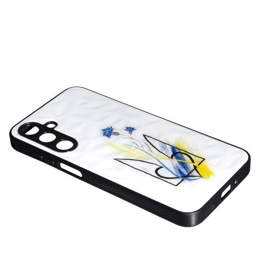 Накладка Prisma UA для Samsung M35 Ukraine with flowers