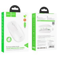 Мишка бездротова HOCO GM15 БIЛИЙ