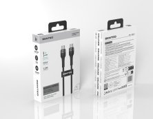 USB Cable Senteo ST-01 100W  Montes Series braided USB-c to USB-C 1,2M