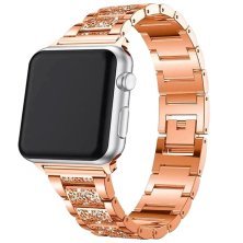 Ремінець металевий 1-Bead Metal СТРАЗИ APPLE WATCH 42 | 44 | 45 MM №26
