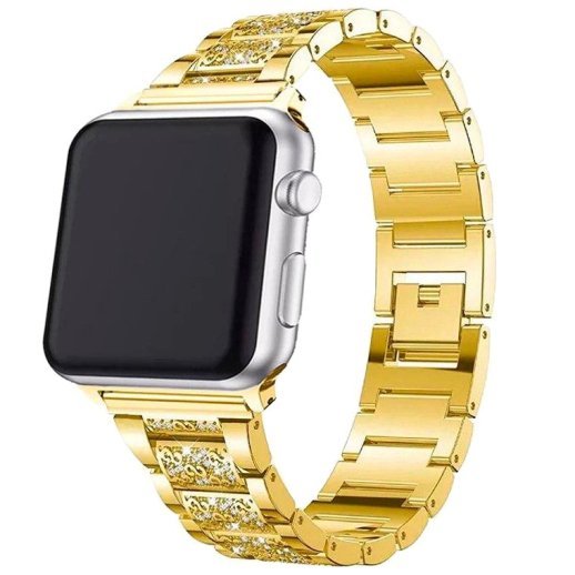Ремінець металевий 1-Bead Metal СТРАЗИ APPLE WATCH 42 | 44 | 45 MM №26