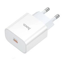 Мережевий зарядний пристрій HOCO NT10 TYPE-C PD 20W, БІЛИЙ