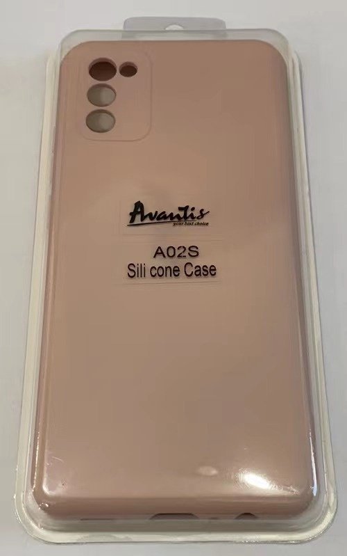 Avantis Full Silicone Case Samsung A02s / A025 Pink Sand