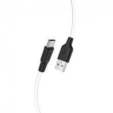 USB кабель HOCO X21 PLUS SILICONE USB - Type-C 2м БIЛИЙ