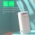 POWER BANK DENMEN DP20 20000mAh 2.1A LED power display Вбудовані кабелі