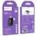 Адаптер HOCO UA31F OTG 2в1 Lightning / Type-C (папа) - USB (мама), чорний
