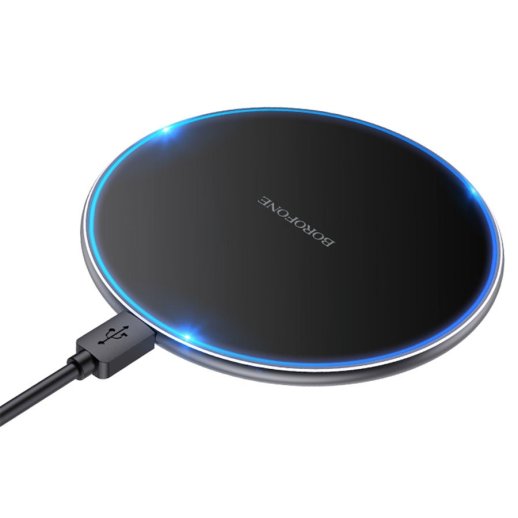 Бездротовий зарядний пристрій BOROFONE BQ3 PRO 15W ЧОРНИЙ