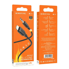 AUX Borofone BL18 3.5mm to Lightning 1m Black