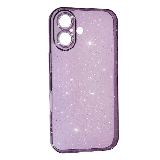 Силікон Clear Shine для Apple iPhone 16 Violet