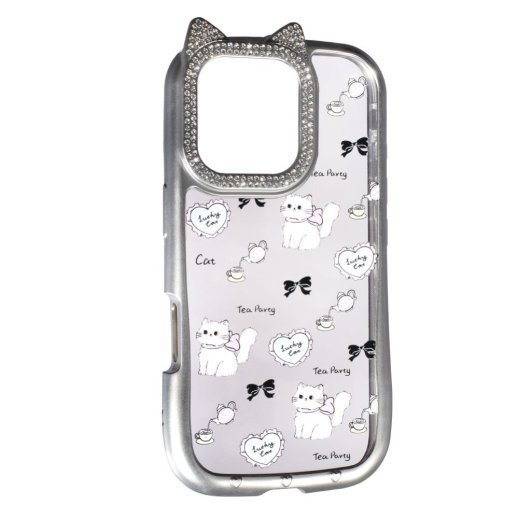 Силікон Cute Case для Apple iPhone 16 Pro Tea Party