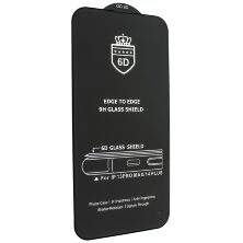 Захисне скло 6D для APPLE iPhone 14 PLUS 6,7" ЧОРНИЙ