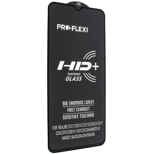 Захисне скло PRO-FLEXI HD+ REALME C25S ЧОРНИЙ