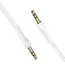 Кабель BOROFONE BL6 AUX jack 3.5 мм - jack 3.5 мм 1МЕТР БІЛИЙ