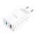 Мережевий зарядний пристрій HOCO C97A TYPE-C PD 20W + USB QC 3.0, БІЛИЙ
