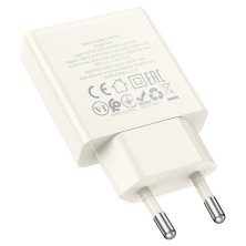 Мережевий зарядний пристрій HOCO N44 TYPE-C PD 30W, БІЛИЙ