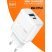 Мережевий зарядний пристрій WUW C161 GaN TYPE-C PD 25W | USB