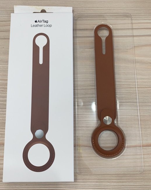 Airtag Leather Loop Blue