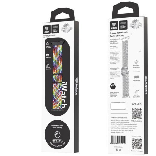 Ремінець тканинний INKAX WB-03 для Apple Watch 42мм | 44мм | 45мм | 49мм