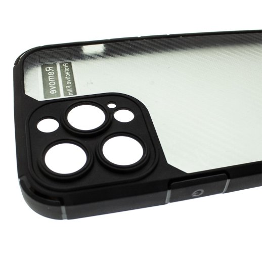 Силіконова протиударна карбонова накладка APPLE IPHONE 13 PRO MAX 6,7"