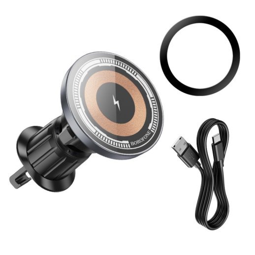 Автомобільний тримач BOROFONE BH211 бездротова швидка зарядка