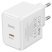 Мережевий зарядний пристрій HOCO CS13A PD 20W TYPE-C БIЛИЙ