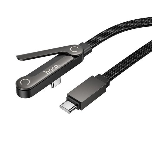 USB-C кабель Hoco U150 Type-C to Type-C 60 Вт 1,20 м.,чорний