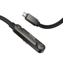 USB-C кабель Hoco U150 Type-C to Type-C 60 Вт 1,20 м.,чорний