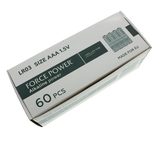 Батарейка AAA лужна FORCE POWER LR03 1.5V, 4 штуки