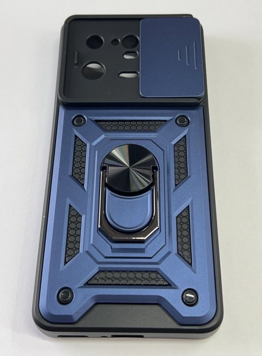 Armor Case With Curtain for Xiaomi 13 Pro Dark Blue