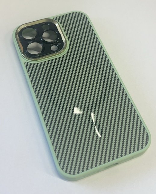 Case Carbone Shield Magsafe  for Apple Iphone 13 ProMax Green