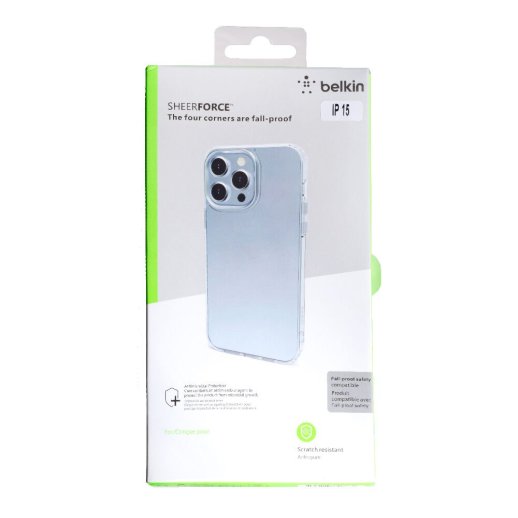 Накладка Belkin Sheerforce для Apple iPhone 15 Transparent