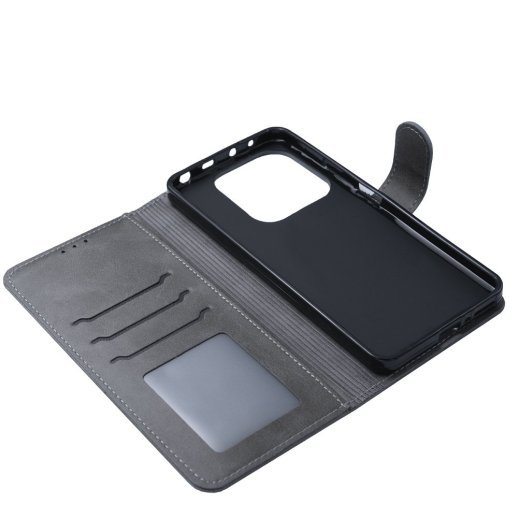 Flip Cover "Business" для Xiaomi Redmi Note 14 (4G) (UA/EUROPE) Grey