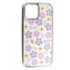 Накладка Cute Flowers Case with MagSafe для Apple iPhone 15 Milk
